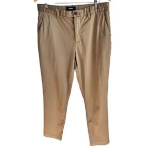 Quince Pants Mens 36 x 32 Brown Ultra Stretch Smart Chino Preppy Performance